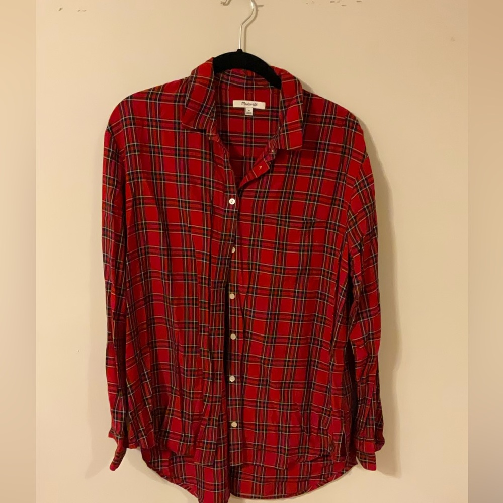 Madewell Plaid Button Up